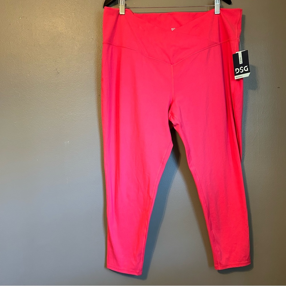 NWT Dicks DSG Sz 2X Ripe Raspberry Momentum Crossover High-Rise 7/8 Leggings!